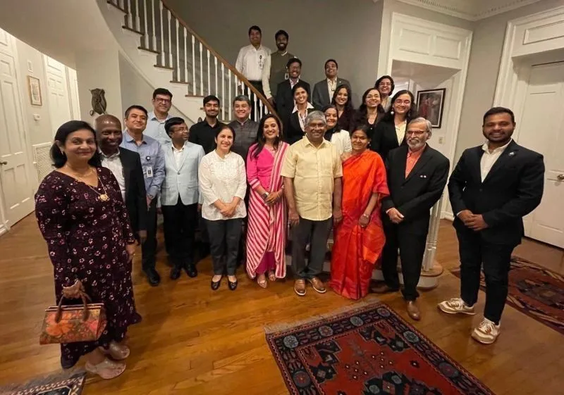 The Space Studies Program 2024 Indian delegation, hosted by the Consul General of India in Houston, 1 July 2024.